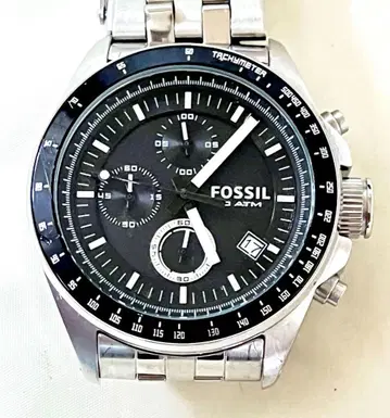 FOSSIL 파슬 크로노그래프 남성용 손목시계 3기압 실버