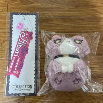 니지산지 VOLTACTION 3th 와타라이 히바리 오나마에 고무 태그 마스코트