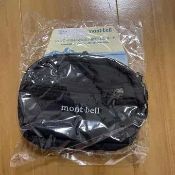 mont-bell 벨트 파우치 블랙