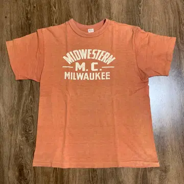 웨어하우스 WAREHOUSE 4601 연어 사이즈 L 양면 프린트