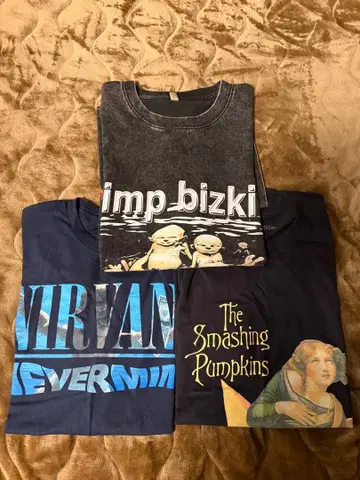 Limp Bizkit NIRVANAsmashing pumpkins 티셔츠