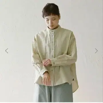 시삼 공방 LC 스퀘어 요크 셔츠 샌드 베이지