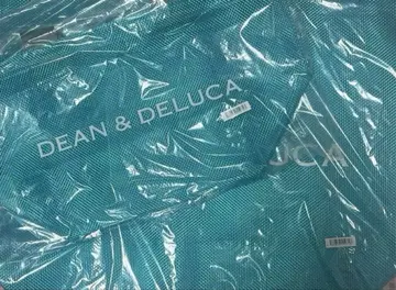 DEAN&DELUCA 메쉬 토트백 터콰이즈
