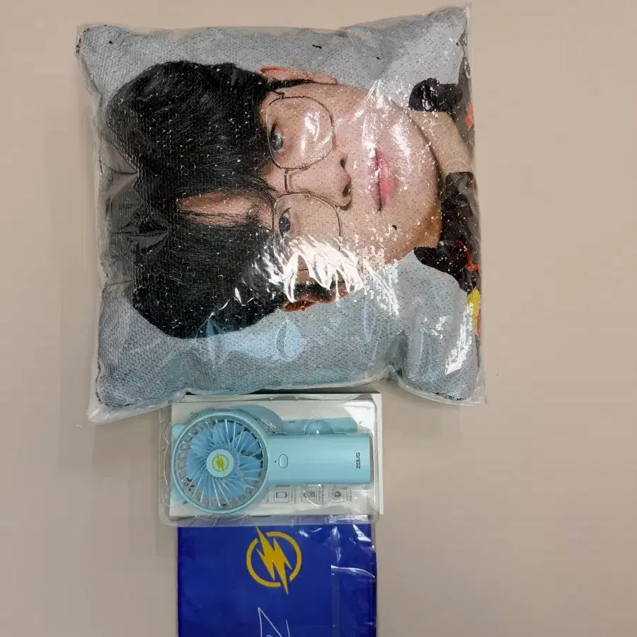 HLE 제우스 쿠션,역조공 손선풍기,슬로건,포카