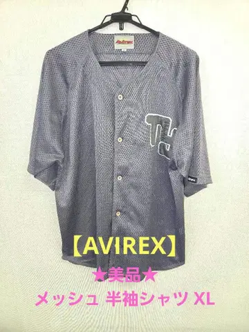 가격 인하 AVIREX 아비렉스 메쉬 반팔 셔츠 XL