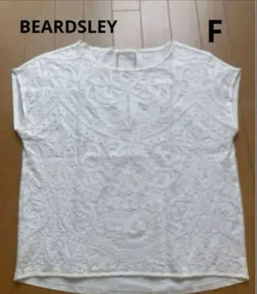 BEARDSLEY 자수 슬리브리스 화이트 프리