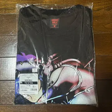 공각기동대 GEEKS RULE 티셔츠 A 블랙 XL 사이즈