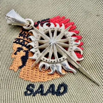 SAAD 선 심볼 실버925 태양신 펜던트 탑