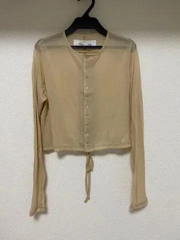 JANE SMITH Plage 시어 가디건 베이지