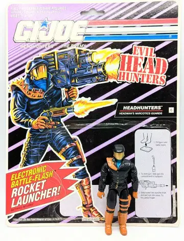 HASBRO DEF / DRUG ELIMINATION FORCE EVIL HEAD HUNTERS HEADHUNTERS 3.5인치