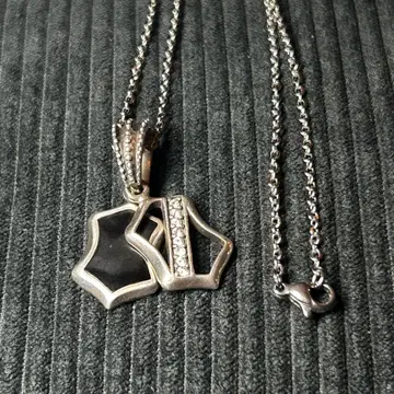 새상품급 regalia 레어 실버925 더블 쉴드 오닉스 탑