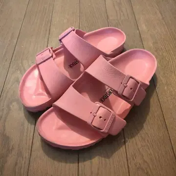 BIRKENSTOCK 샌들 핑크 38 24.5cm 버켄스탁