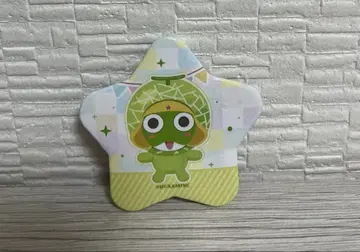 개구리 중사 케로로 스이파라 콜라보 별 모양 캔뱃지 멜론