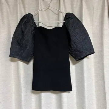 [uncrave] 이소재 도킹 퍼프 슬리브 반팔 상의