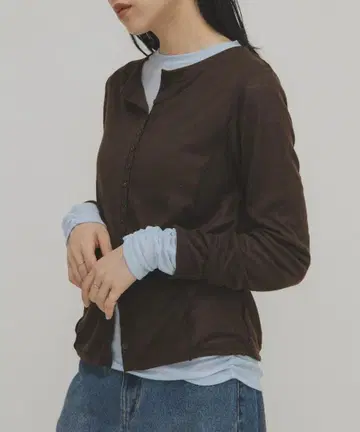[ KBF ] 바이컬러 레이어드 티셔츠