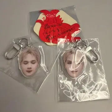 JO1 영연 캡슐 토이 마메하라 잇세이 얼굴 아크릴 키링(눈 뜸, 눈 감음), 스티커