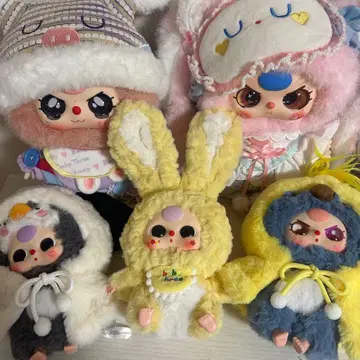 Baby Three 봉제 인형 5체 세트