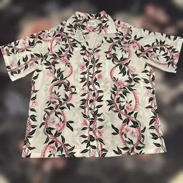 Hawaiian Casuals 알로하 셔츠 꽃무늬 반팔
