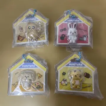MINITEEN 키링 4개 세트