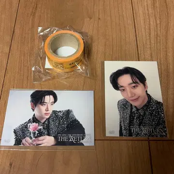 2PM 온라인 복권 준호 3종 세트 마스킹 테이프 포토 스티커