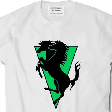 TWO HEADS HORSE 티셔츠 화이트