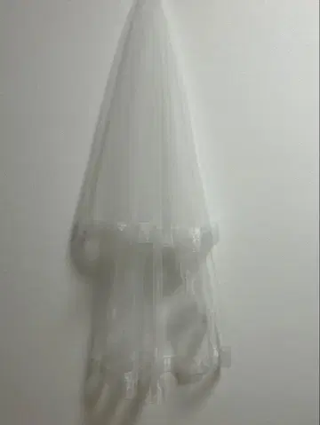 Amtteliebe 웨딩 오간자 리본 베일