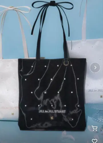 JILL STUART 비쥬 리본 토트백 여성용