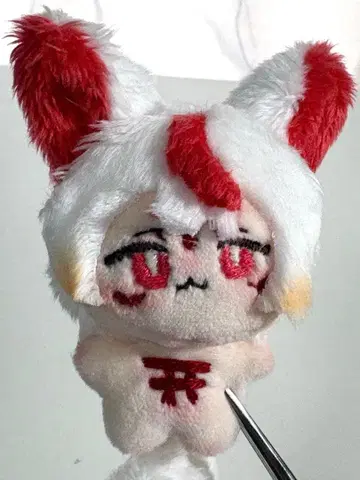 무속성 자작 봉제 인형 핸드메이드 7cm 여우