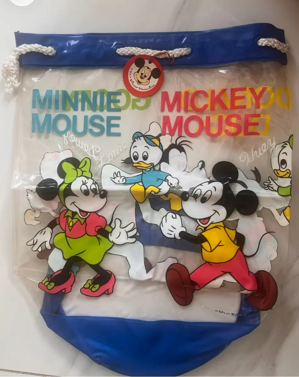 미키마우스 투명PVC백