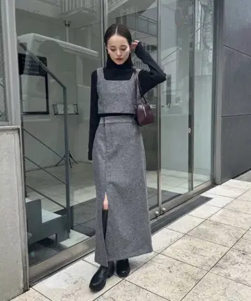 mystic 미스틱 뷔스티에 SETUP 사이즈 1 브라운