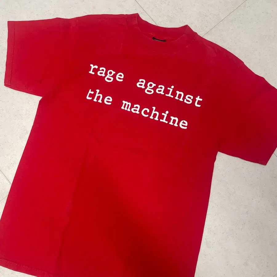 [L] 90's rage against the machine 반팔 티셔츠