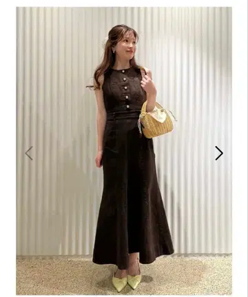 스나이델 암홀 데님 원피스