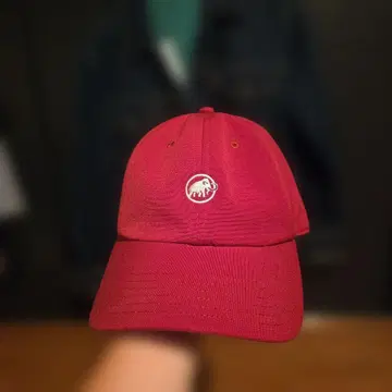 MAMMUT 캡 레드 S/M 사이즈