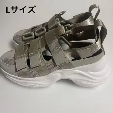 통굽 샌들 그레이지 L 사이즈 여성용