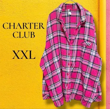 CHARTERCLUB 체크 셔츠