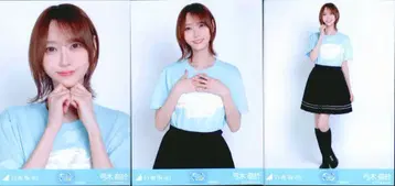 노기자카46 회장 한정판 브로마이드 유미키 나오 한여름 전국 투어 2026 T셔츠 홋카이도ver. 컴프