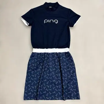 PING 핑 여성용 골프웨어 원피스 네이비