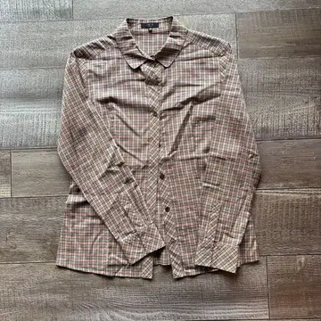 DAKS LONDON 체크 무늬 긴팔 셔츠