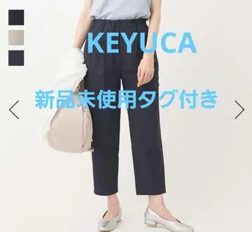 KEYUCA 접촉 냉감 속건성 테이퍼드 팬츠 네이비 L 사이즈
