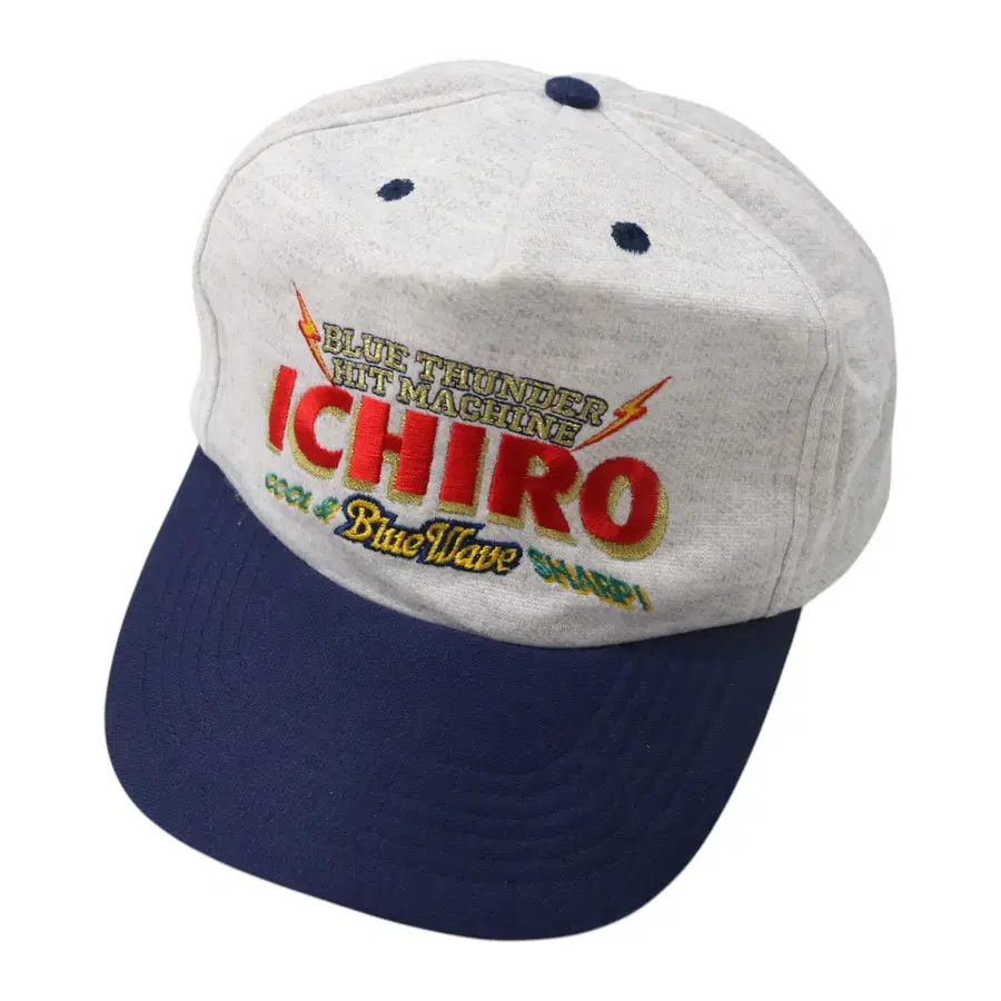 90s 오릭스 블루웨이브 빈티지 이치로 자수 볼캡