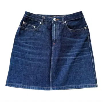 A.P.C. 다크 데님 타이트 스커트 34