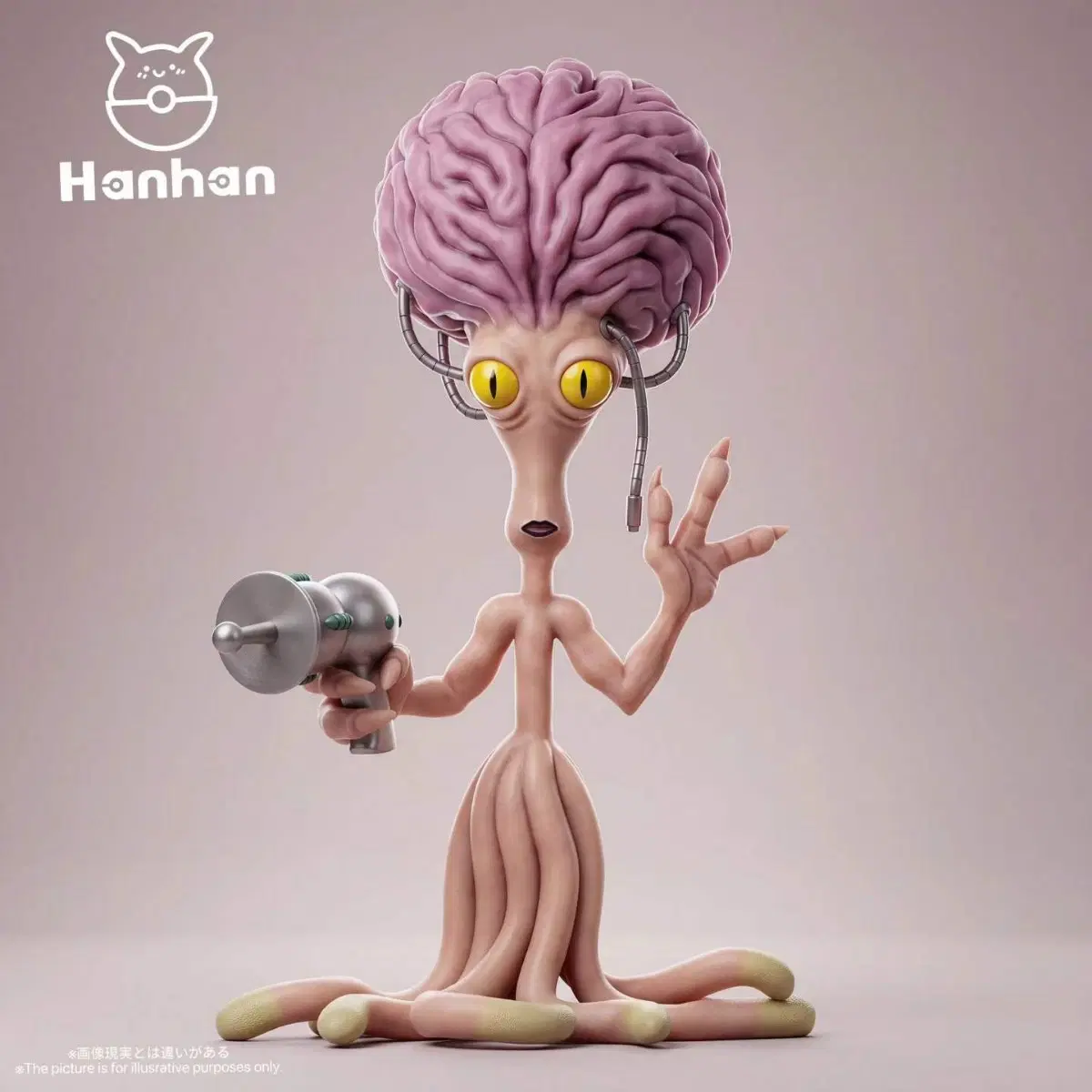 HANHAN 베이더몬 레진 디지몬 레진 피규어
