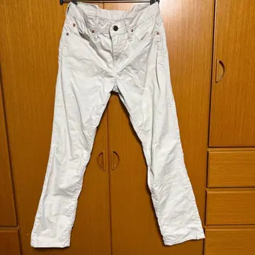 Levi's 511 슬림핏 화이트 진 W29 L32