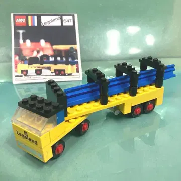 LEGO 647 레일 운반 자동차 새상품급 1971년