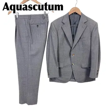 새상품급 Aquascutum 수트 셋업 자켓 90A4 팬츠 92A5