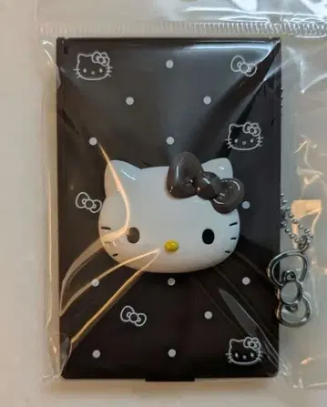 헬로키티 x LOWRYSFARM DOTmini 거울 브라운