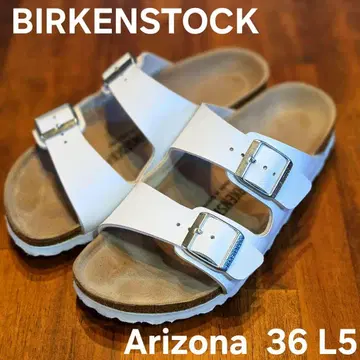 BIRKENSTOCK 아리조나 화이트 샌들 36