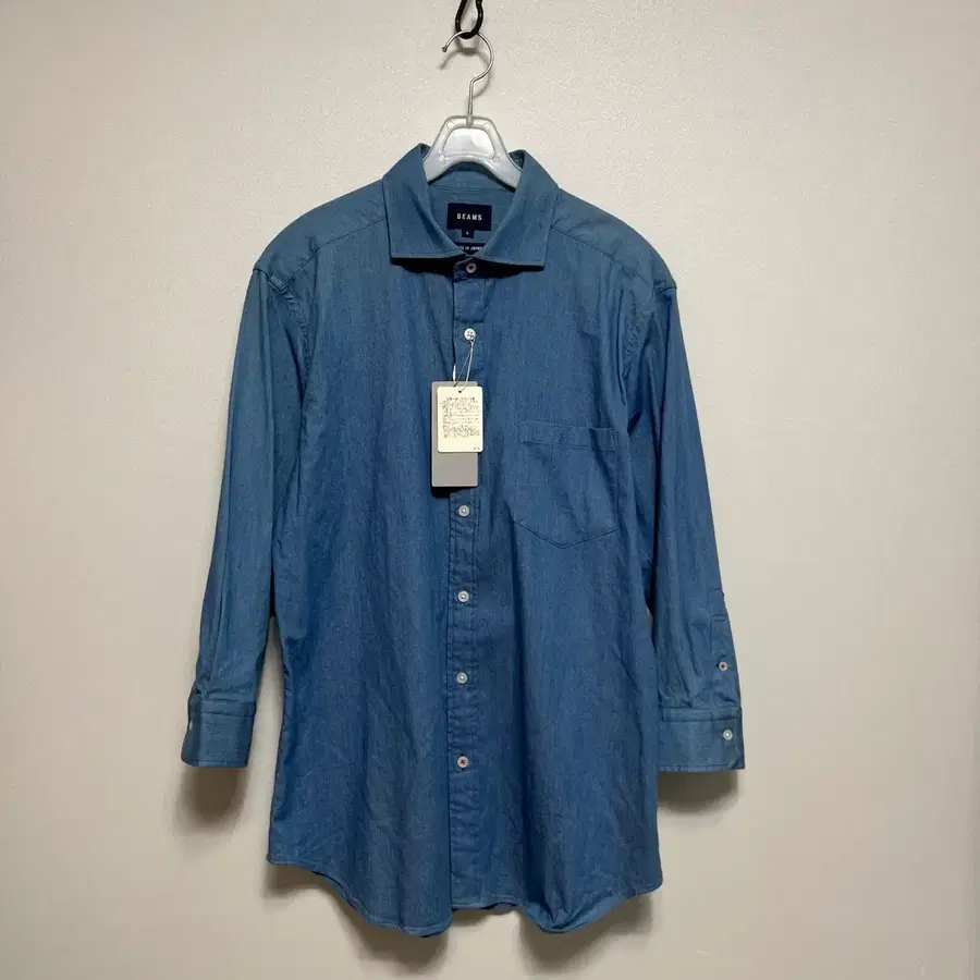 BEAMS 빔스 JPN 셔츠 블루 L