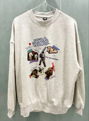 STAR WARS 프린트 맨투맨 트레이닝복