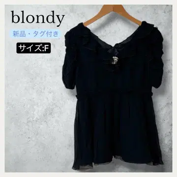 [택 포함 새상품] blondy 실크 100% 튜닉 상의 브론디 F